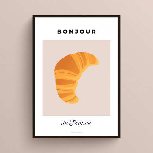 "Bonjour de France" Affiche