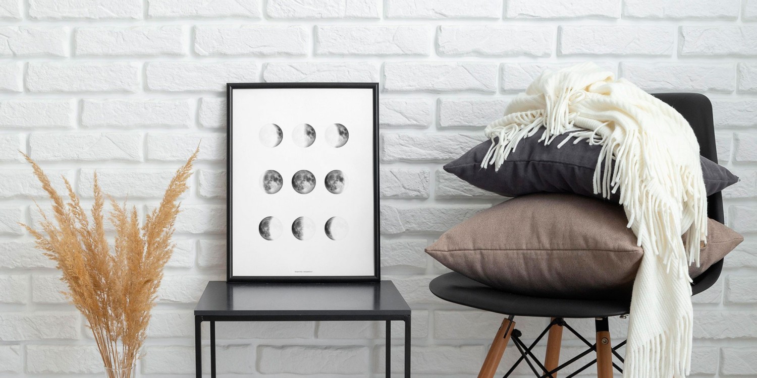 Poster noir et blanc